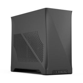 Fractal Design ERA ITX Caja PC m-ITX Charcoal, 2 ventiladores de 120 mm, USB3.1 Tipo C, tarjeta elevadora PCIe 4.0