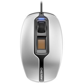 Cherry MC 4900 Ratón Beidhändig USB Tipo-A Negro - Plata
