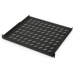Digitus Bandeja Fija 1U para Racks 19" 600mm Profundidad, 44x482x399mm, Acero Perforado, 50kg, Negro RAL 9005 Precio: 31.50000018. SKU: B1EK7EJ7T8