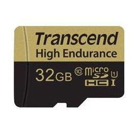 CARD CF 32GB Transcend Hochbelastbar microHC/SD-Adapter inbegriffen