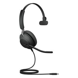 Jabra Evolve2 40 SE Auriculares Monoaurales Alámbricos USB C/A MS Mono Negro