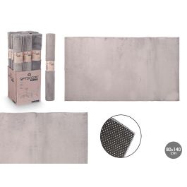 Giftdecor Alfombra Soft de Fieltro Gris Oscuro 80 x 140 cm (9 Unidades)
