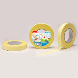 Geko Cinta masking 50m x 25mm para pintar líneas circulares y curvas