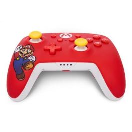 Mando Gaming Inalámbrico Powera MARIO Rojo Nintendo Switch