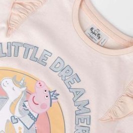 Camiseta de Manga Corta Infantil Peppa Pig 6 Años