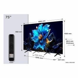 Smart TV TCL 75P7K 75" 4K Ultra HD HDR QLED Smart TV TCL 75P7K 75" 4K Ultra HD HDR QLED