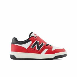 Zapatillas Deportivas Infantiles New Balance 480 HOOK LOOP Blanco Rojo Tomate Precio: 41.59000021. SKU: B1ENMKTADE