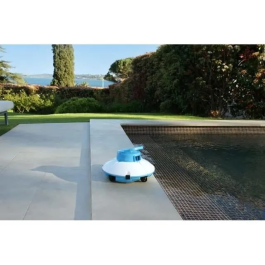 Robopool Frisbee Robot Aspirador para Piscinas de Fondo Plano hasta 5 x 3 m Inalámbrico Batería Litio Autonomía 60 Min