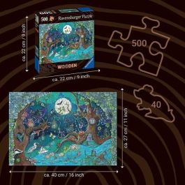 Ravensburger RAV4005556175161 Puzzle de Madera 500 Piezas Bosque Fantástico Ravensburger RAV4005556175161 Puzzle de Madera 500 Piezas Bosque Fantástico