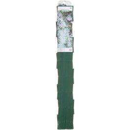 Nature Malla Enrejado Elástica Plástico Extensible Verde 100x200cm para Plantas Trepadoras y Decoración con Fijación