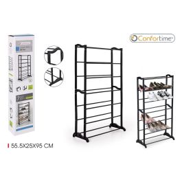 Confortime Zapatero de Metal para 21 Pares, 55.5 x 25 x 95 cm (6 Unidades) Precio: 35.78999952. SKU: S2202554