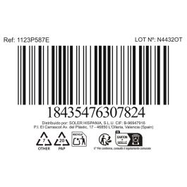 La Mediterranea Set 4 Vasos Chupito 63 ml Colección Phasai - Ø5x6 cm (24 Cajas)