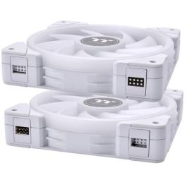Thermaltake SWAFAN EX12 RGB Ventilador para PC 120mm Blanco, Pack de 3, TT Premium Edition