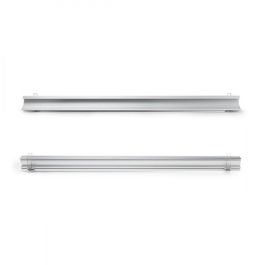 Perfíl Aluminio para Tira LED Instalación Escaleras - Difusor Opal x 1M