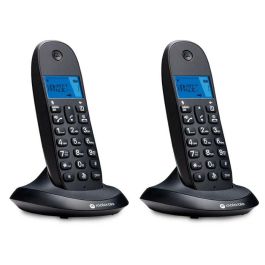 Motorola Teléfono Fijo Inalámbrico C1002 CB+ Duo Negro