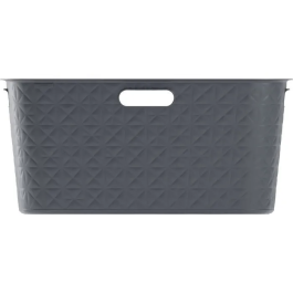 Curver Cesta para la Ropa Sucia Softex 45L Gris CUR1728619300822