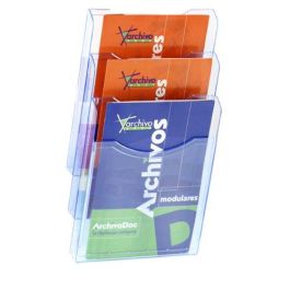 Soporte Mural De 3 Bandejas A4 Archiplay Azul Transp. Precio: 28.49999999. SKU: B195TQNK2K