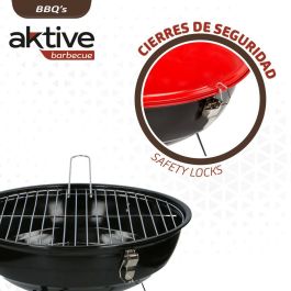 Barbacoa Portátil Aktive Metal esmaltado Ø 36 cm 36 x 44 x 36 cm (4 Unidades) Rojo Barbacoa Portátil Aktive Metal esmaltado Ø 36 cm 36 x 44 x 36 cm (4 Unidades) Rojo