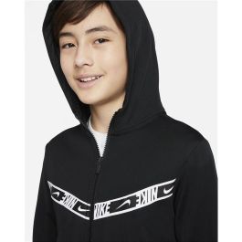 Chaqueta Deportiva para Niños REPEAT PK FZ HOODIE Nike Negro