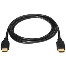 Equip EQ119374 Cable HDMI Ultra HD 4K Macho-Macho 15 Metros, Conectores Tipo A Estándar Chapados en Oro, Color Negro