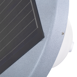 Farola LED Solar Circular para Jardines 45W con Detector Proximidad