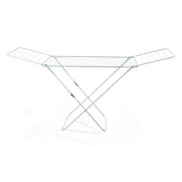 Inde Confortime Tendedero plegable de metal blanco brillante, 18 metros, 51 cm de ancho (6 Unidades)