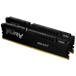 Kingston FURY Beast DDR5 64GB 5200MT/s CL40 DIMM Kit 2x32GB Black Precio: 1165.4999994. SKU: B192XR8AVR