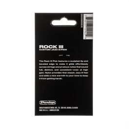 Pack 6 Púas Rock Iii Nylon Custom Jazz Iii Gold Pack 6 Púas Rock Iii Nylon Custom Jazz Iii Gold