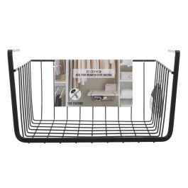 Je cherche une Idee Cesta Colgante 26X26 para Vestidor, Optimiza Almacenamiento Armarios, Altura 14 cm