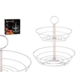 Frutero Doble Cocina Metal Cromado Kinvara 26CM (6 Unidades) Precio: 44.9499996. SKU: B1AGAKR7CS