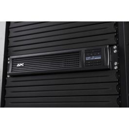 APC SMT1500RMI2UC Sistema de Alimentación Ininterrumpida (UPS) Línea Interactiva 1,5 kVA 1000 W 4 Salidas AC Montaje en Rack 2U Negro