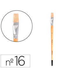 Liderpapel Pincel n 16 Punta Plana para Óleo y Acrílica de Pelo de Cerda Certificado FSC Precio: 41.0432. SKU: B1FAEL5JWN