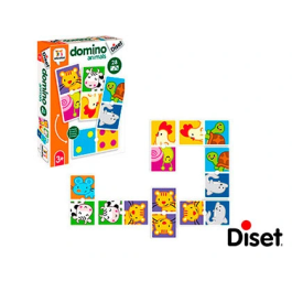 Diset Juego Educativo Domino Animals para Niños