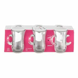 Set de 6 Vasos con Asa de 105 cc Expres - Lav (12 Cajas) Set de 6 Vasos con Asa de 105 cc Expres - Lav (12 Cajas)