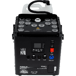 Algamlight Máquina de Humo Vertical con LED 1500W para Escenarios y Eventos, Chorro de 7m, Mando a Distancia Inalámbrico y DMX