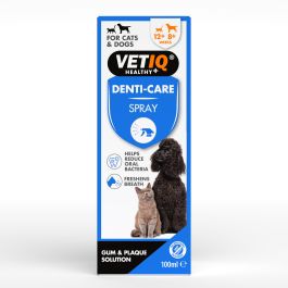 VetIQ Gum Shield 2en1 Spray Dental Bucal Perros y Gatos 100ml - Elimina Placa, Refresca Aliento y Encías Sanas Precio: 7.5000002. SKU: S6101561