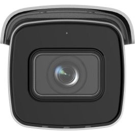 Hikvision Cámara IP Bullet 4MP AcuSense 2.8-12mm Antivandálica IR60 WDR H.265+ IK10 IP67 PoE con Audio y Alarma