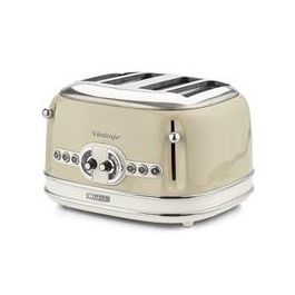 Ariete 156/03 Tostador de 4 ranuras con 6 niveles de tueste, función descongelar y recalentar, bandeja recogemigas extraíble, color beige Precio: 76.4999994. SKU: B1ATJNWLYX