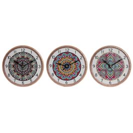 Reloj de Mesa Home ESPRIT Multicolor Mandala Mosaico (3 Unidades) Precio: 20.9500005. SKU: B1JN2Q5CLN