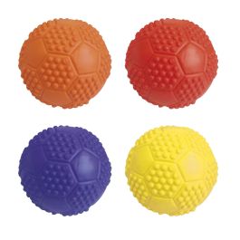 Gloria Pelota de Fútbol con Sonido y Pitido para Perros, Caucho Duradero, Diámetro 7 cm