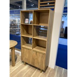 DKD Home Decor Estanteria Natural Dorado 90 x 40 x 180 cm