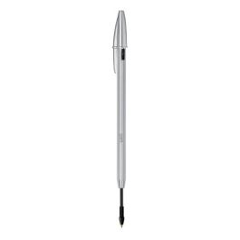 Bic Bolígrafo Cristal Re-New Tinta Negra Color Plata Blíster 1 Ud + 2 Recargas