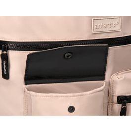 Mochila Antartik Bolso Flip Bag Con Acolchado Para Portatil 15'' Beige 400x120x390 mm