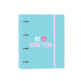 Carpeta de anillas Benetton Unique Rosa Turquesa 27 x 32 x 3.5 cm Precio: 10.50000006. SKU: B1BHYXCNTC