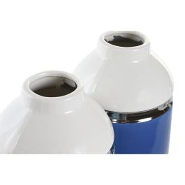 Jarron Atlantico DKD Home Decor Azul Marino Azul Celeste 12 x 18.5 x 12 cm (2 Unidades) Jarron Atlantico DKD Home Decor Azul Marino Azul Celeste 12 x 18.5 x 12 cm (2 Unidades)