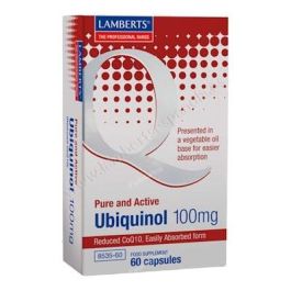 LAMBERTS Ubiquinol 100Mg 60 Cápsulas - Forma Activa de Coenzima Q10 para Energía Celular y Protección Antioxidante Precio: 69.4999998. SKU: B1CGBRLGNG