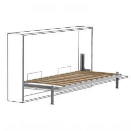 Somier Horizontal 135X190 Gris Pata Basculante Herrajes Fab.Nacional Precio: 244.50000036. SKU: B1E54DPKPE