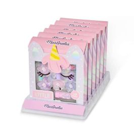 Aquarius Cosmetic Martinelia Little Unicorn Face Box, 2 Esmaltes, 2 Bálsamos, 2 Pintalabios, 3+ Años, Inglés, Español, Francés, Portugués, Italiano