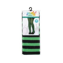Pantys Rayas Verde para Niño - Accesorio para disfraces de fantasía, carnaval y navidad - Edad recomendada 3 años