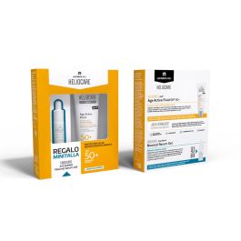 Heliocare 360 Protector Solar Antiedad SPF50+ Estuche 2 piezas - Age Active Fluid, Protección UVB/UVA/HeVis/IRA